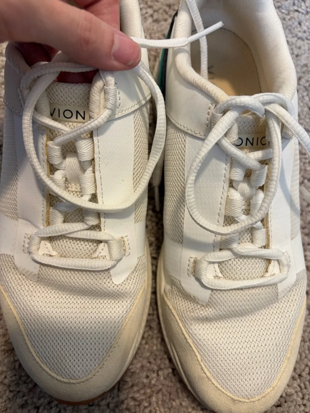 Vionic Fearless Women's Comfort Sneaker Marshmallow/Teal